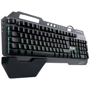 Teclado Gamer Vx Gaming Armor Abnt2 Multimidia Led 7 Cores