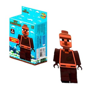 Boneco Minha Criação Infantil Marrom Com 8 Peças