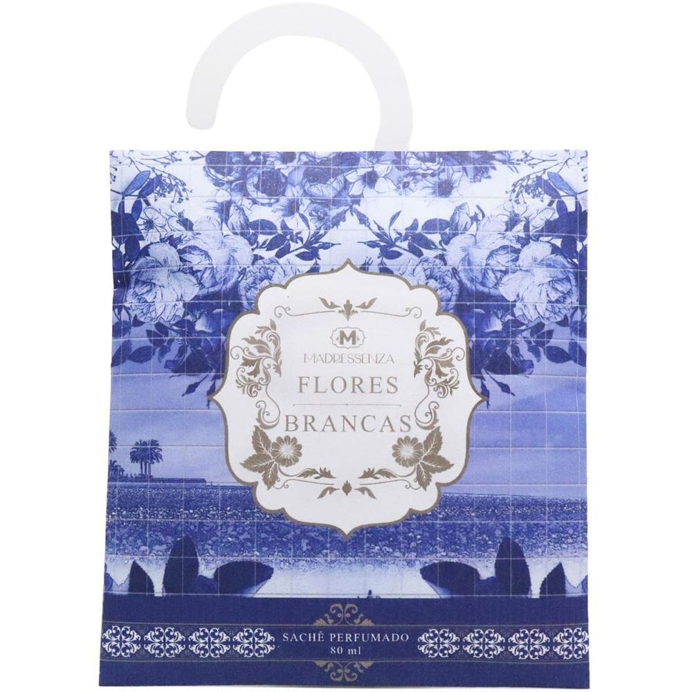 Sachê Perfumado Madressenza Flores Brancas 80 Ml