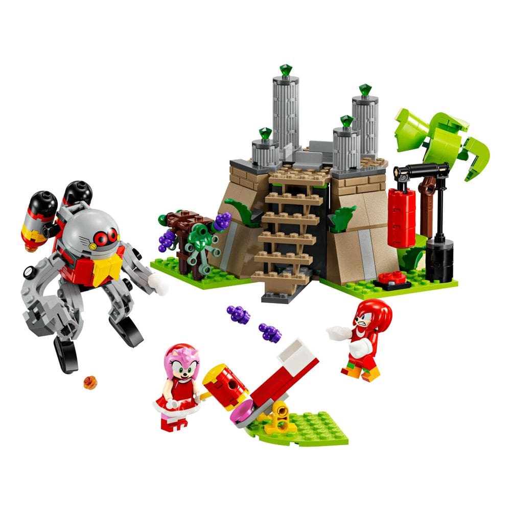 Lego Sonic Knuckles e o Santuário Mestre Esmeralda 325 Peças - 76998