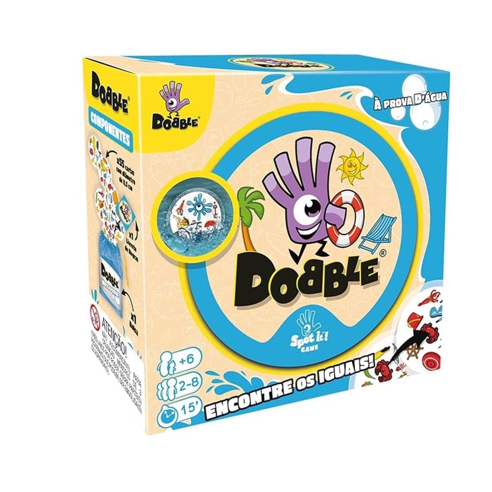 Jogo De Cartas Dobble À Prova D`Agua - Galápagos Jogos