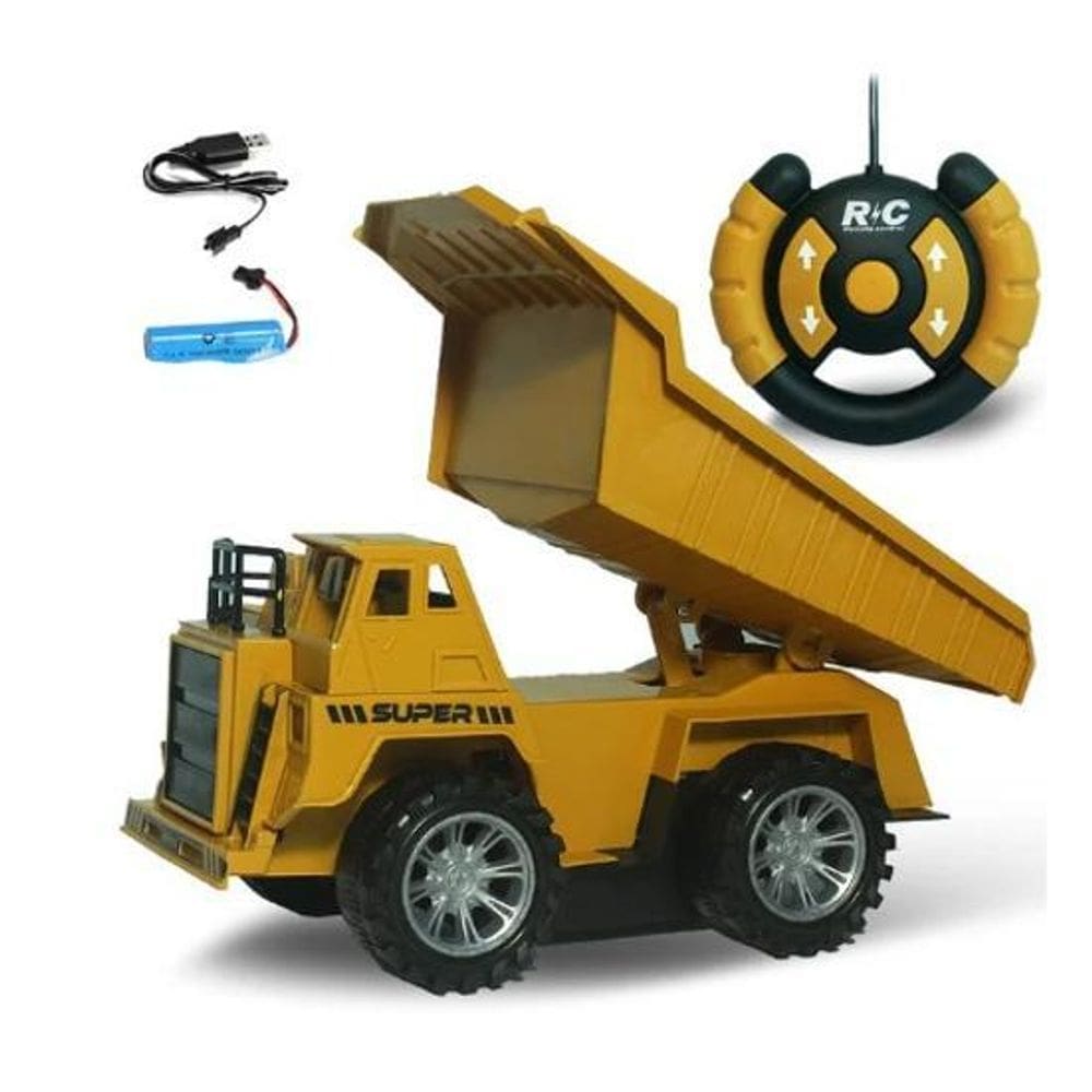 Caçamba De Controle Remoto 5 Funções Bateria Recarregável