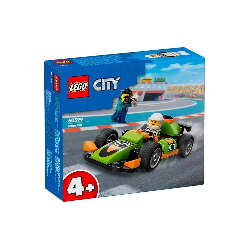Lego City Green Race Car Lego 60399 56 Peças
