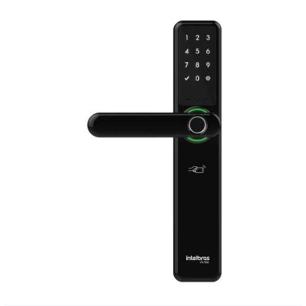 Fechadura Smart IFR 7000-Preta 9 Senhas e 100 Biometrias