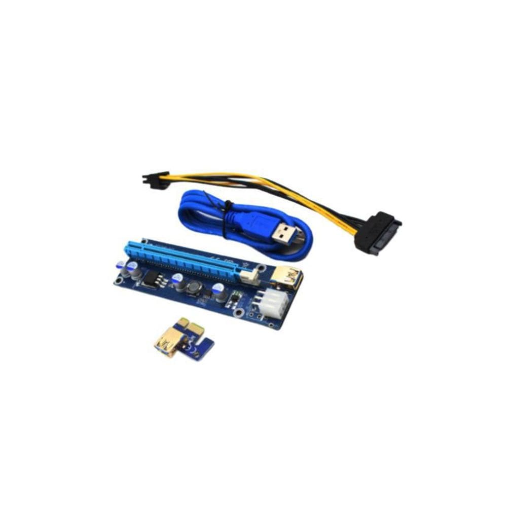 Riser Mineração Cabo 009s USB 3.0 Pci-e 1x para 16x - 60CM