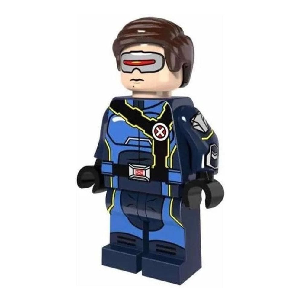 Boneco Blocos De Montar Cyclope X Men
