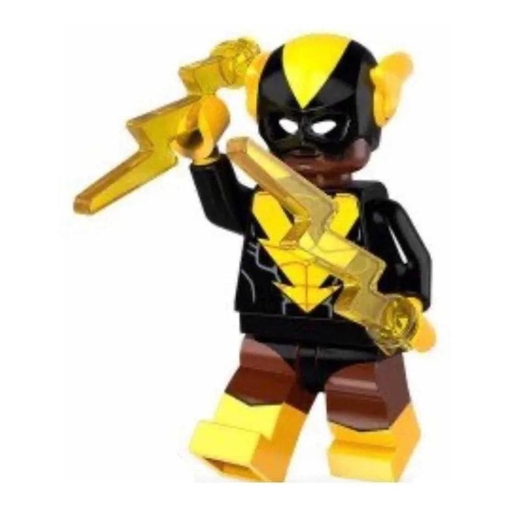 Vulcão Negro Liga Da Justiça Boneco Blocos De Montar