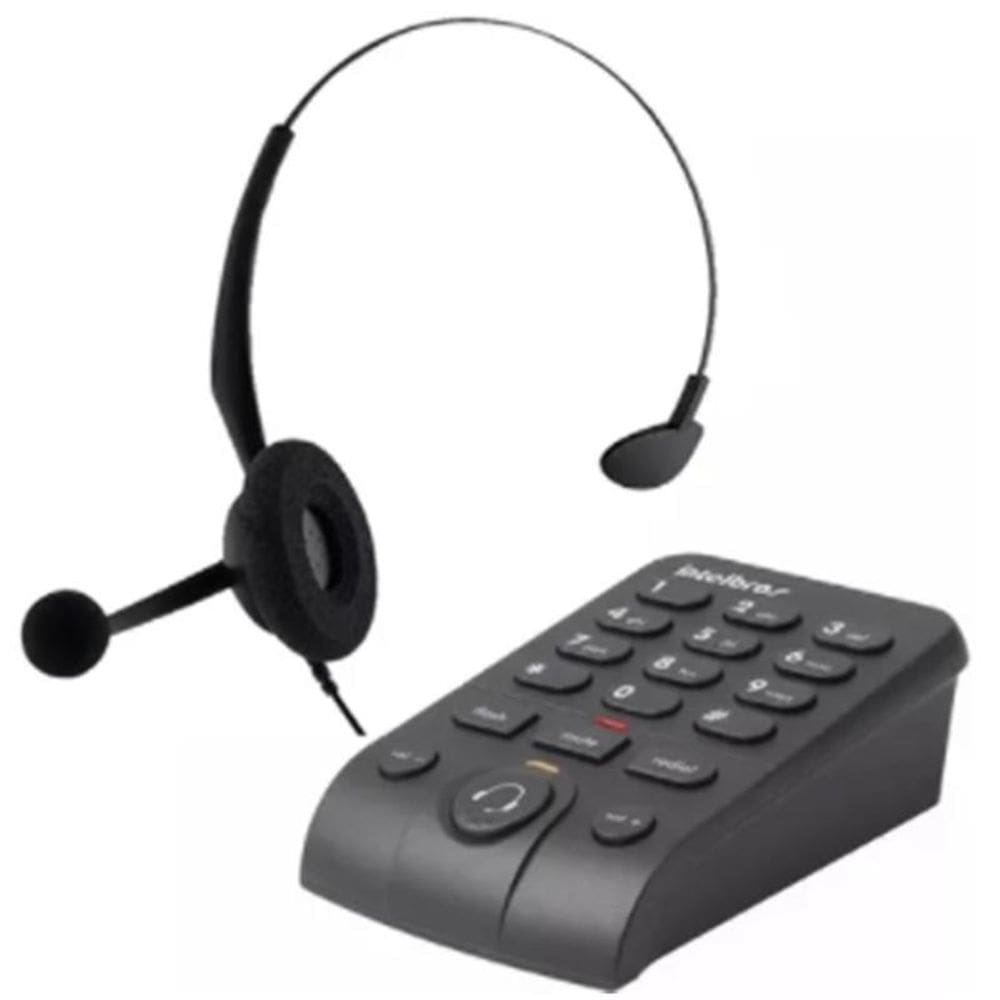 Telefone Headset Telemarketing Intelbras Hsb50 Atendimento