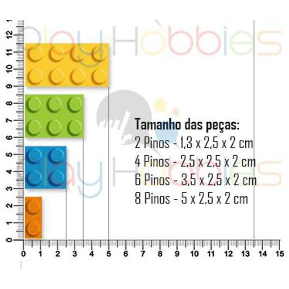 Bolsa Com Blocos De Montar - 64 Peças