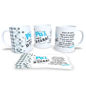 Canecas de Porcelana Personalizadas dia dos Pais