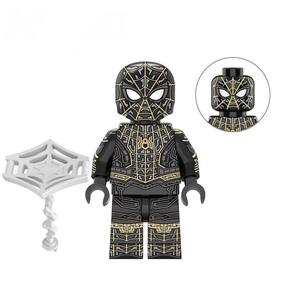 Boneco Blocos De Montar Aranha Sem Volta Pra Casa Black
