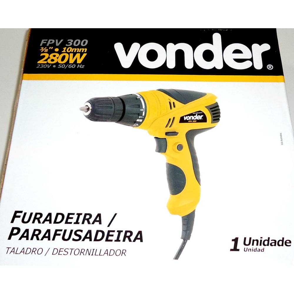 Furadeira Vonder 220V - 280W - 23 Posições - Aperto Rápido