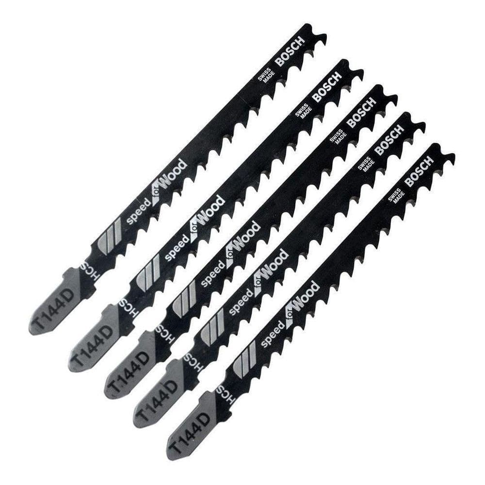 Jogo 5 Lâminas De Serra Tico Tico T144D Speed For Wood Bosch