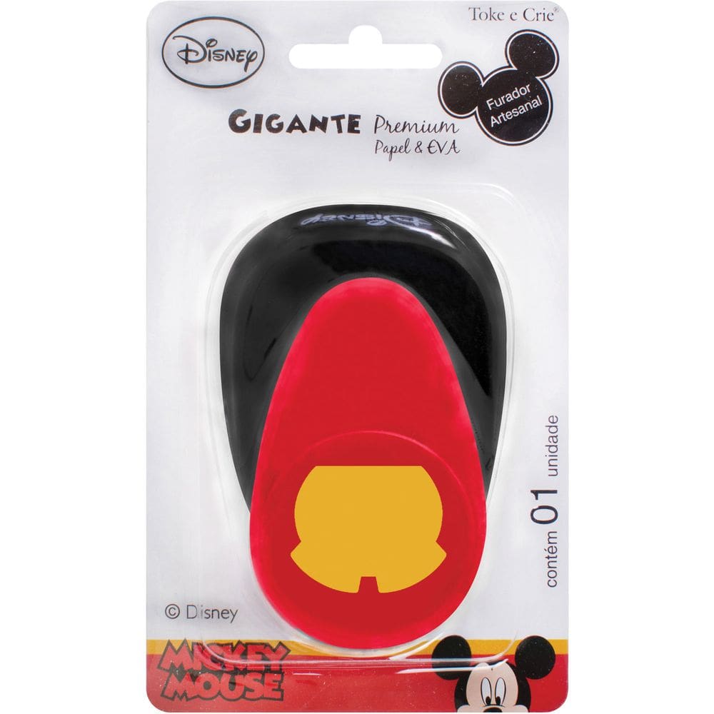 Toke E Crie Furador para papel  gigante  Mickey Shorts