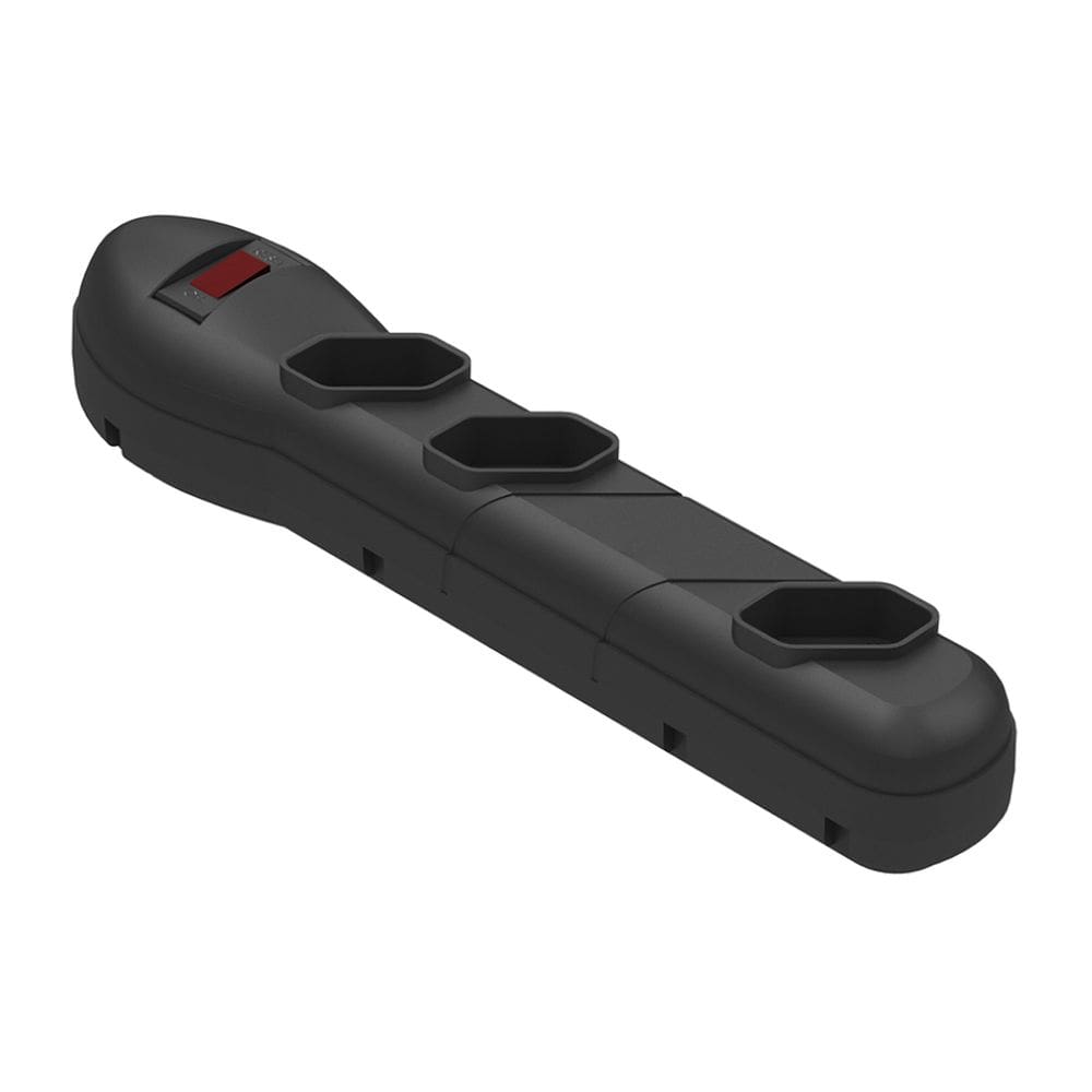 Filtro de Linha 3 Tomadas Bivolt Preto Qualitronix