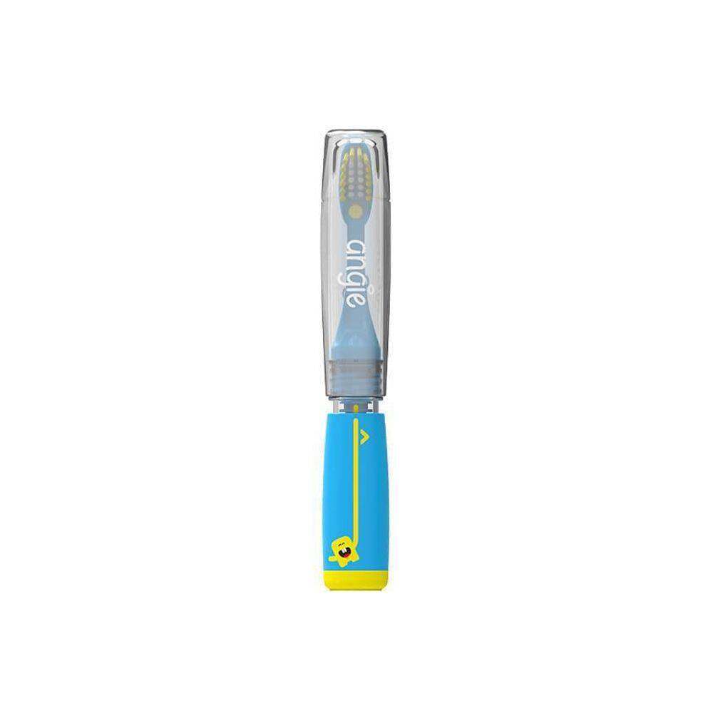 Escova Dental Infantil Magic Brush Angie Azul Macia