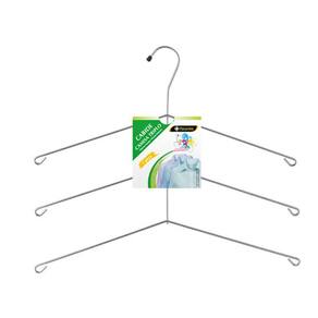 Cabide Camisa Triplo Aço Cromado 1283-8 Passerine