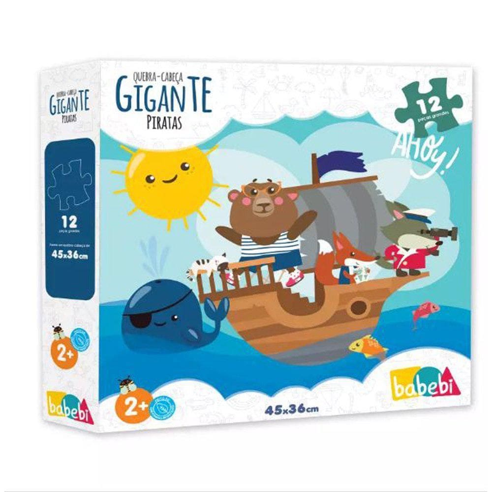 Quebra Cabeça Gigante Piratas - 6026 - Babebi