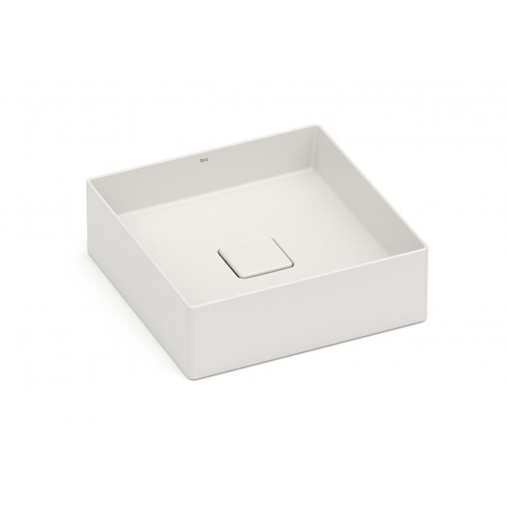 Cuba de Apoio Quadrada Sem Mesa Terra T4 Beige Roca 35x35cm