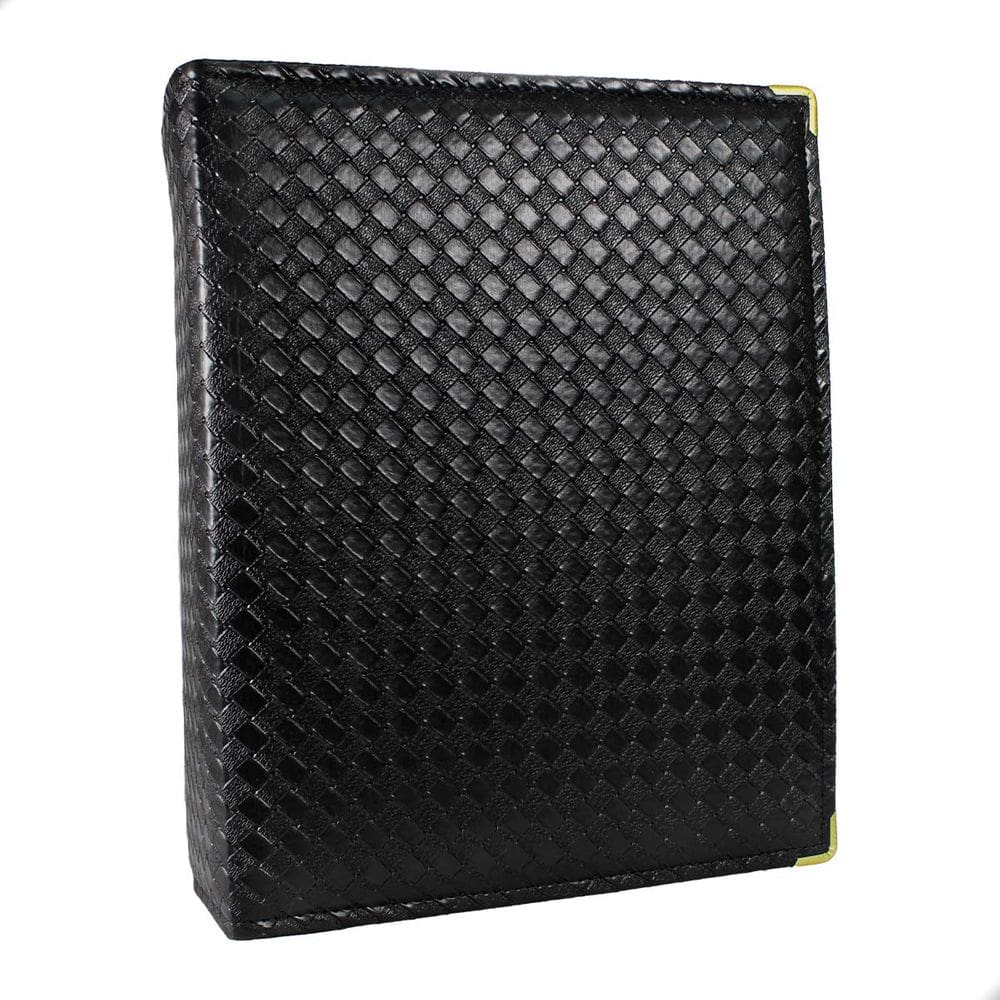 Álbum Fichário para Cédulas Moedas Selos Cartão Telefônico Ziper 3D Fosco XL