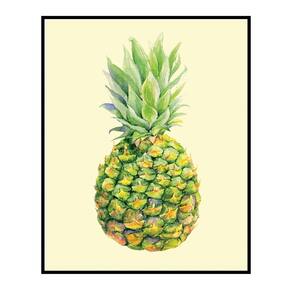 Quadro Decorativo Barcelona Abacaxi 20X25 Cm