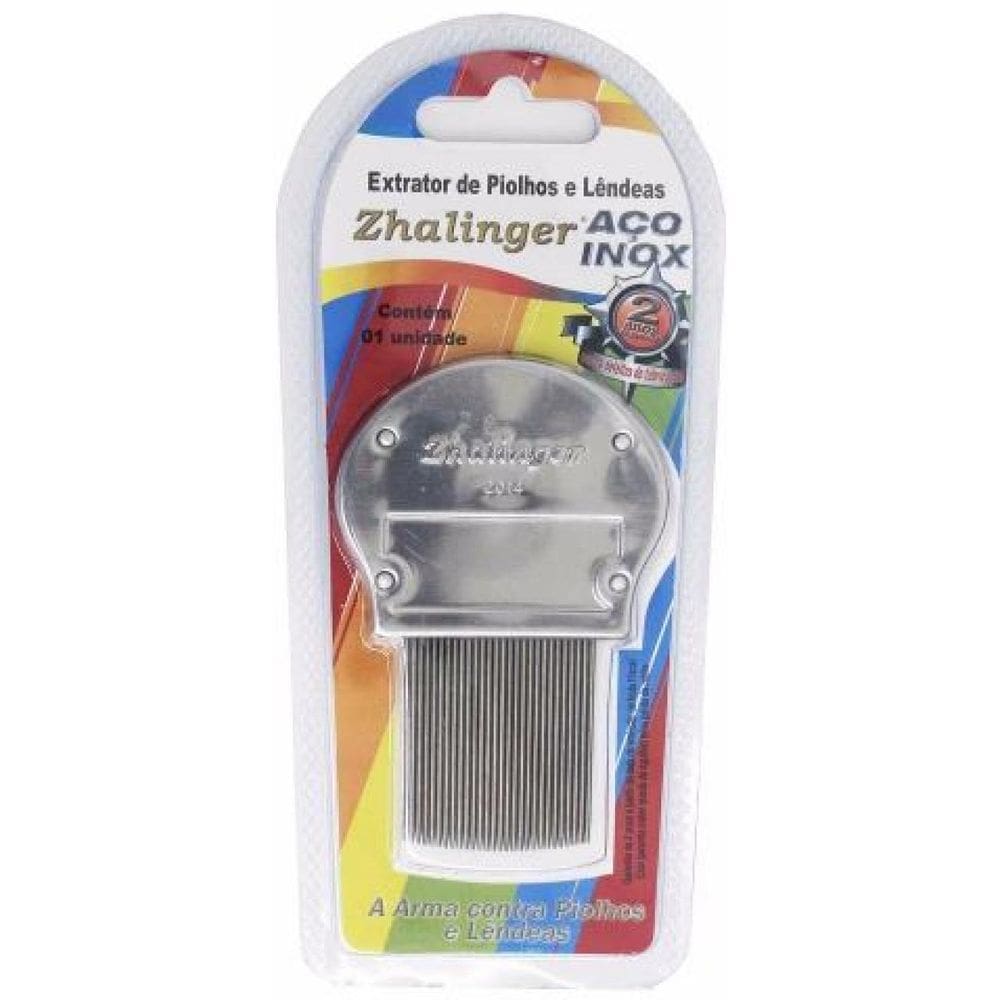 Extrator de Piolhos e Lêndeas Zalingher em Aço Inox Ref.149