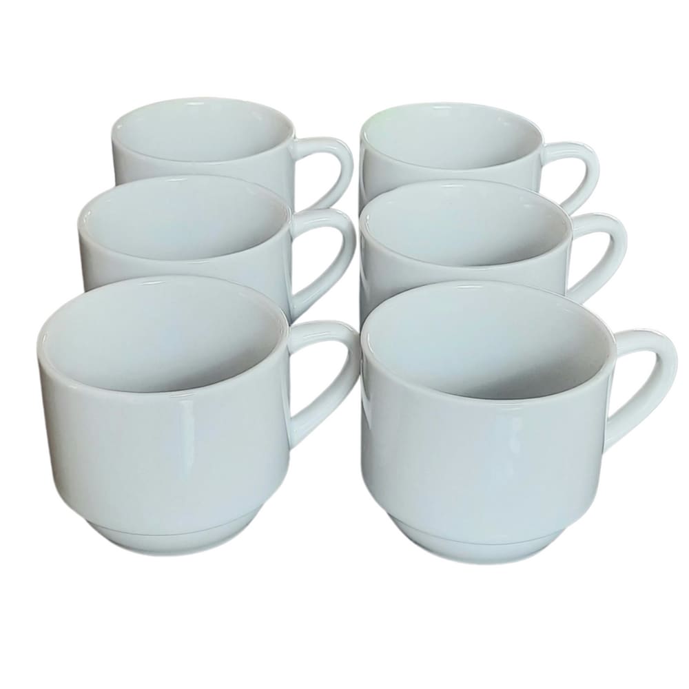 Kit Jogo 2 Xicaras Café/Chá hotel 200ml - Porcelana