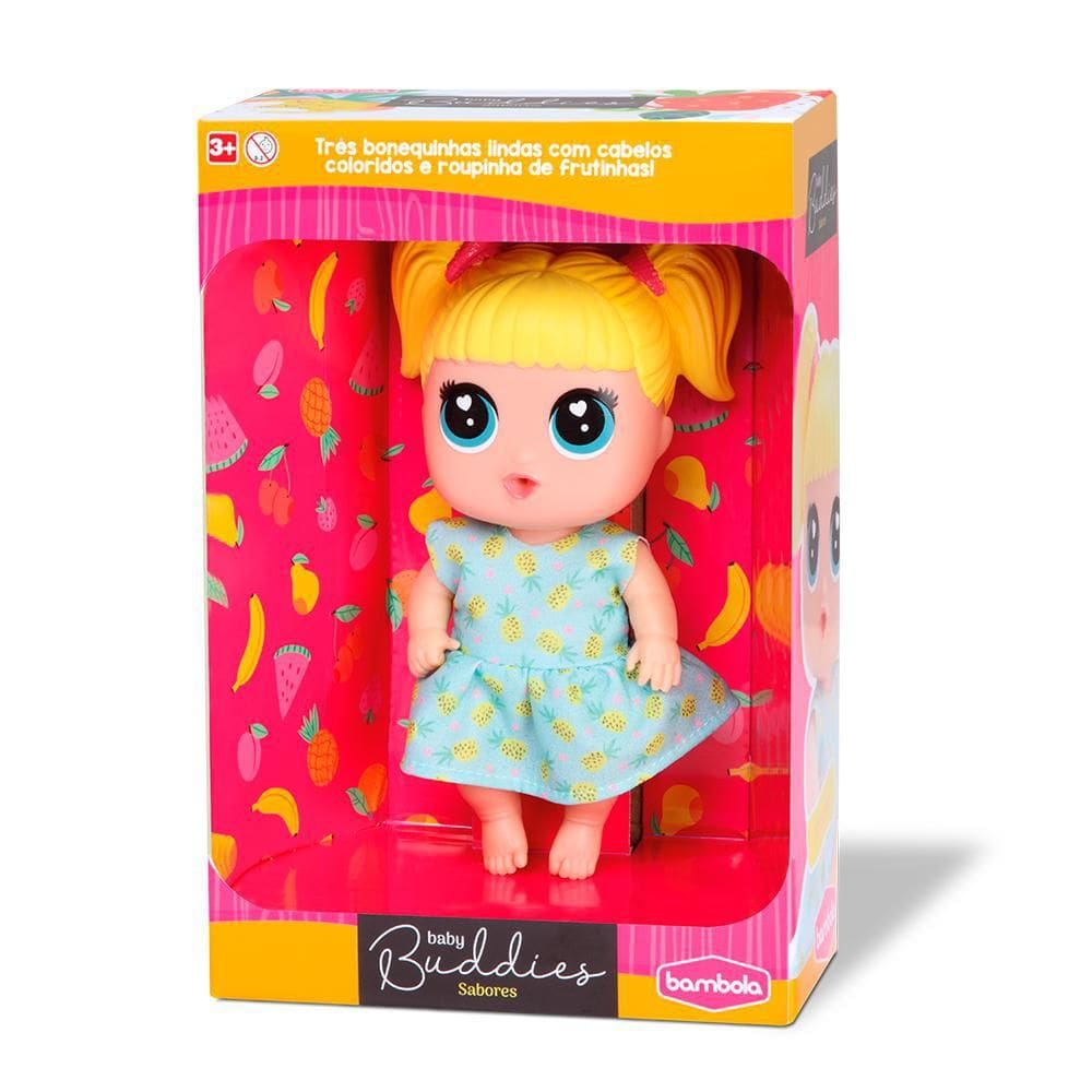 Boneca Baby Buddies Sabores Abacaxi