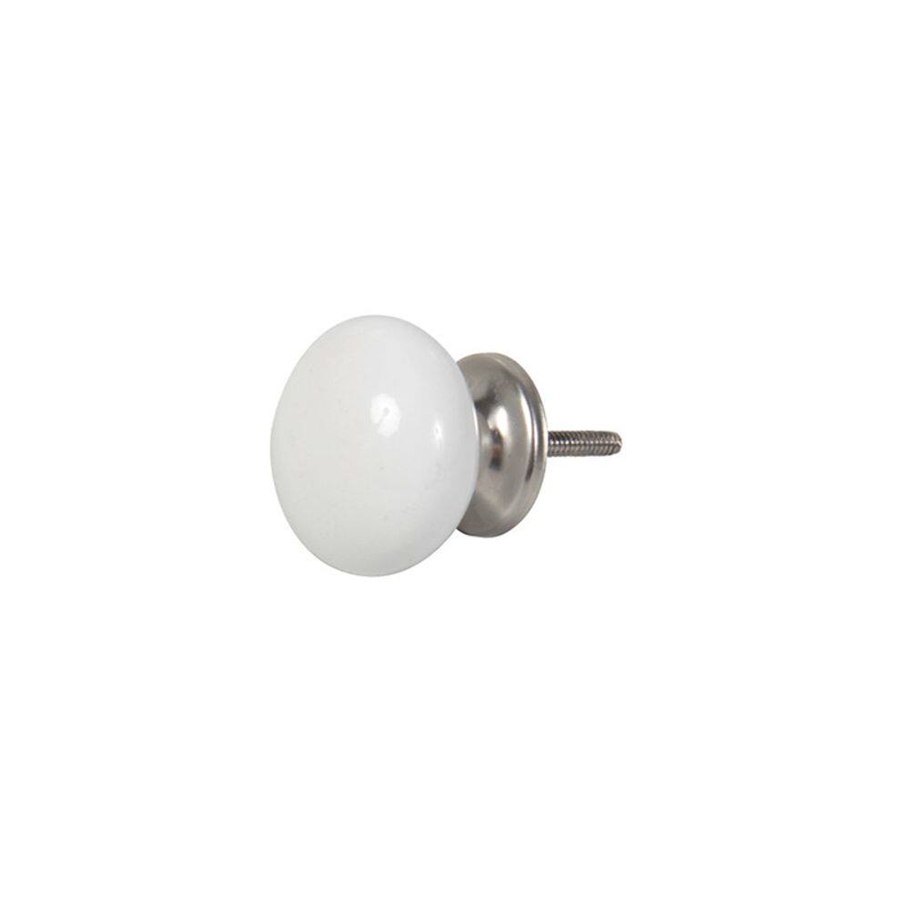 Puxador Cerâmica Branco 38202