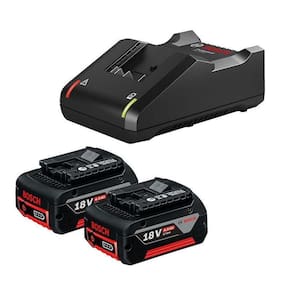 Kit 2 Bateria 4Ah 18V E Carregador Gal18V-40 18V Bivolt