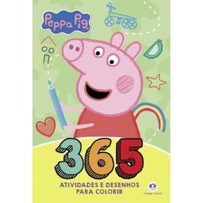 Livro 365 Atividades E Desenhos Para Colorir - Peppa Pig