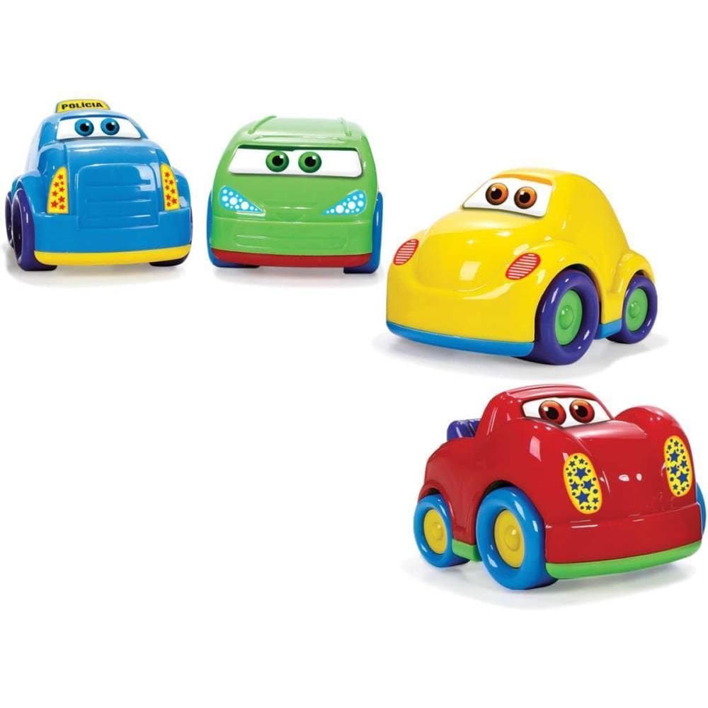 Brinquedo Para Bebê Baby Cars Display Com 16Un