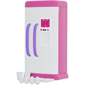 Brincando De Casinha Geladeira Faz De Conta Rosa