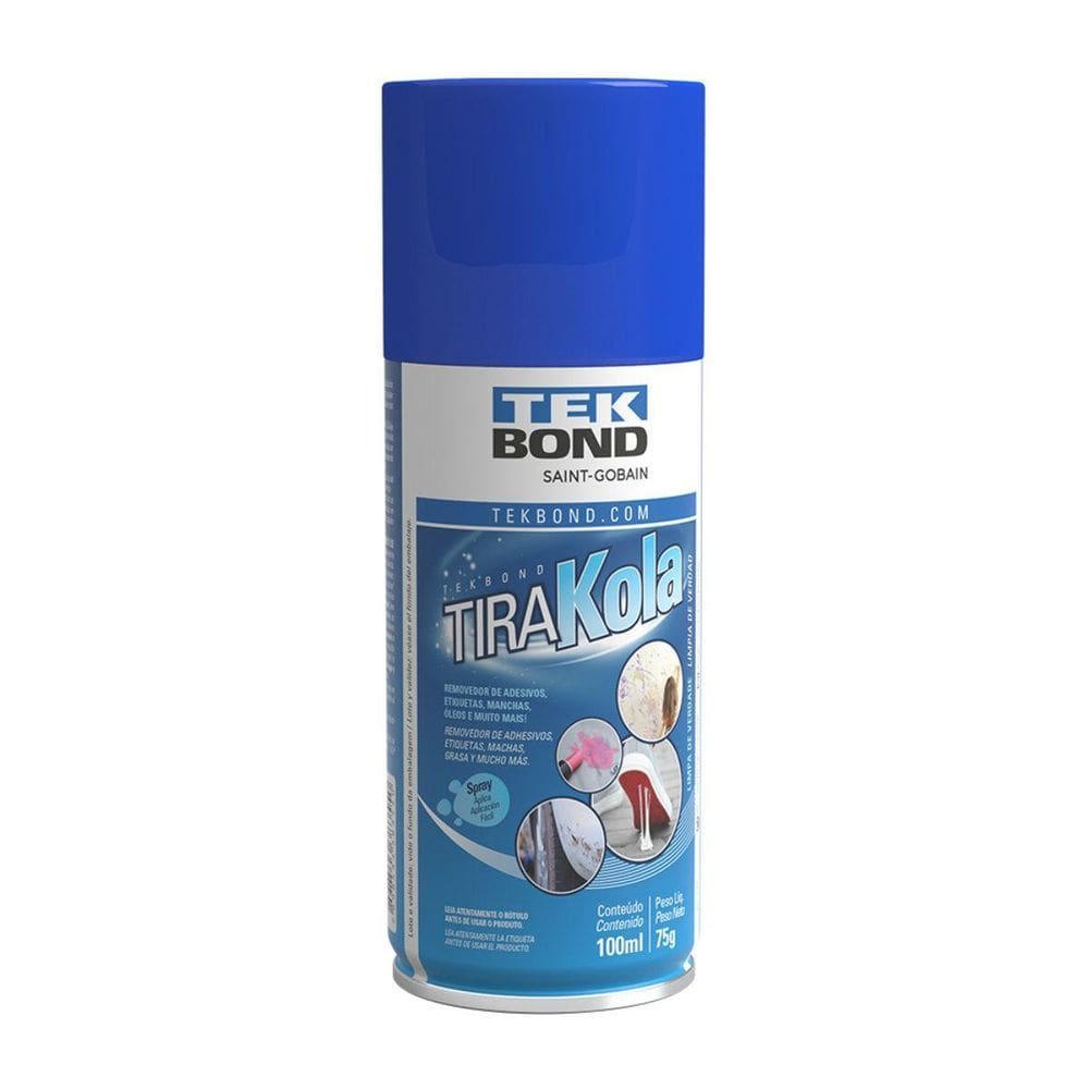 Tira Grude Removedor Cola Adesivo E Manchas 100Ml Tek Bond