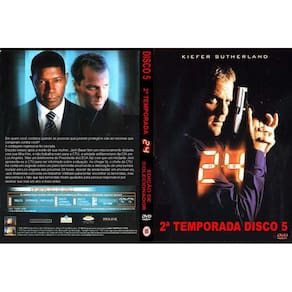 DVD 24 Horas - Temporada 1 - Jack Bauer - 24 Epis.