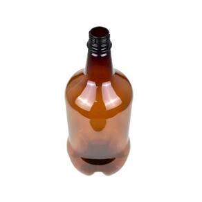 Growler Pet 1000 Ml 1L Com Marcação Ambar - Pack Com 10