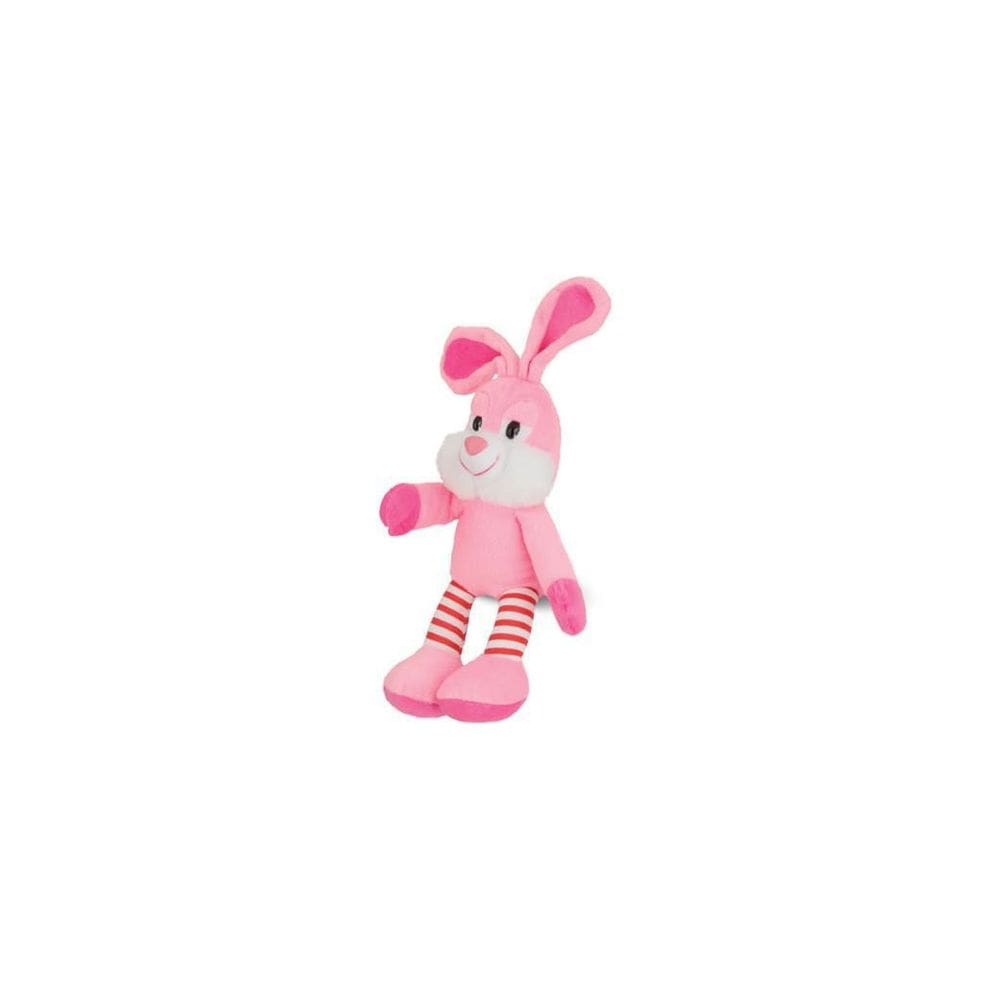 Coelho De Pelúcia Rosa 28 Cm Antialérgico