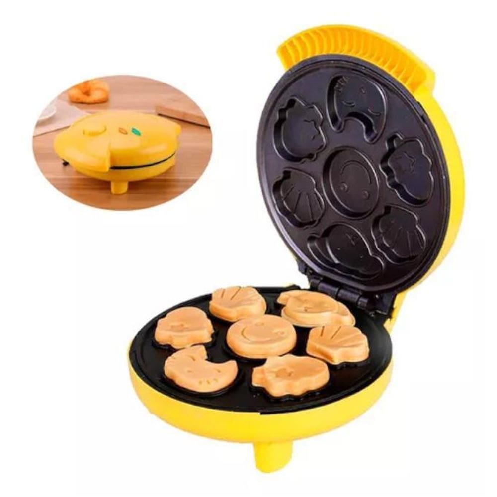 Máquina De Fazer Bolinho Cake Waffle Omelete Bichinhos 220V