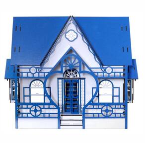 Casinha De Boneca Polly Darama Megan Lazuli Azul