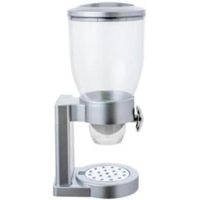 Dispenser Porta Cereais Premium - 34X17X20Cm - Cinza