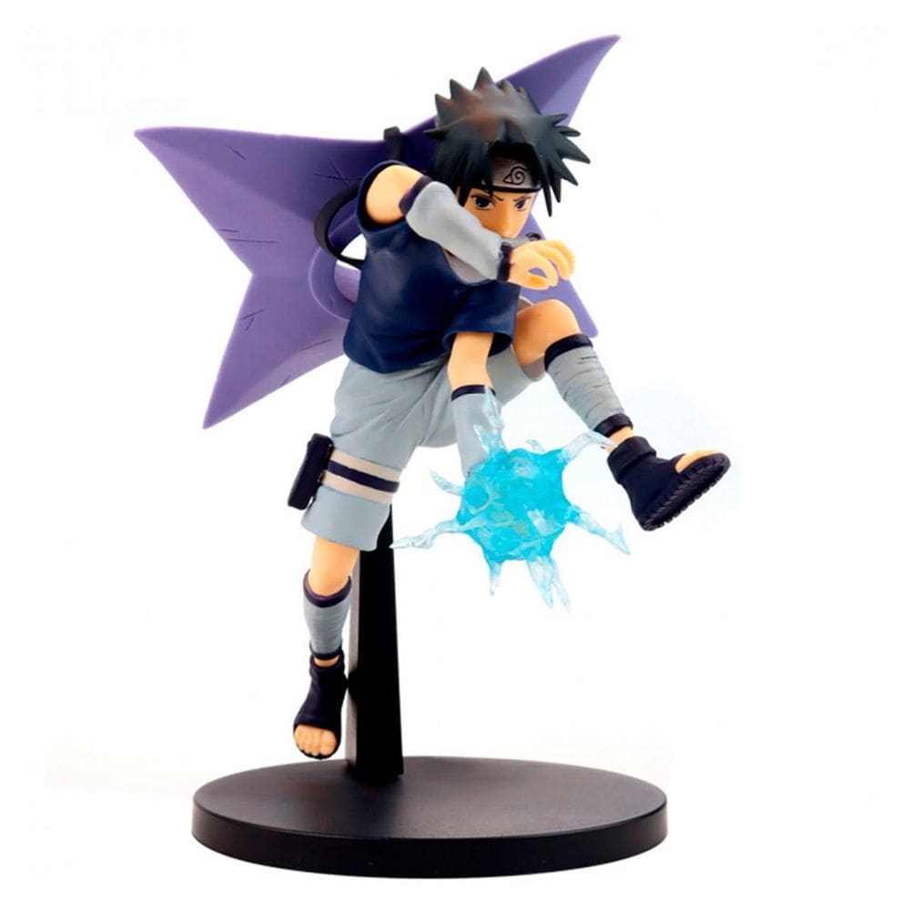 Boneco Naruto Stars Uchiha Sasuke Qposket - Banpresto