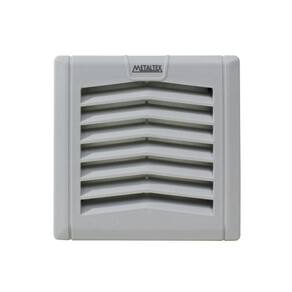 Grelha Plástica Filtro Ventilador 80X80 Modelo Fv Metaltex