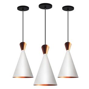 Kit 3 Lustres Pendentes Tom Dixon Branco New City