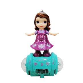 Boneca Fashion Carrinho + Som E Luz 5D A Pilha