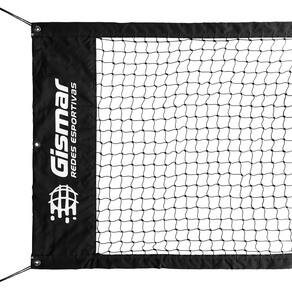 Rede Beach Tennis Oficial Pro Preta 8,20m x 1,00m - Gismar