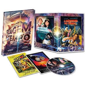Box Dvd Viagem No Tempo A Maquina + Um Século Em 43 Minutos
