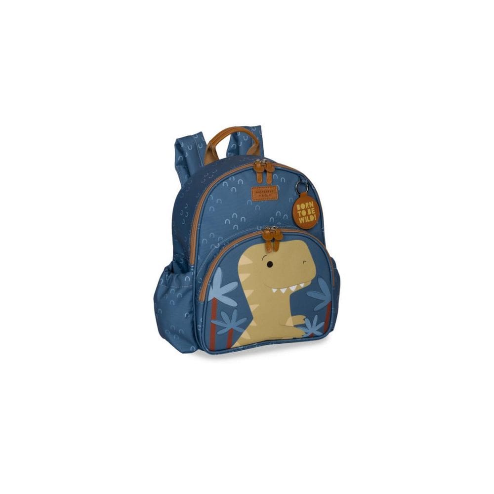 Mochila Kids Dinossauro Azul - Masterbag
