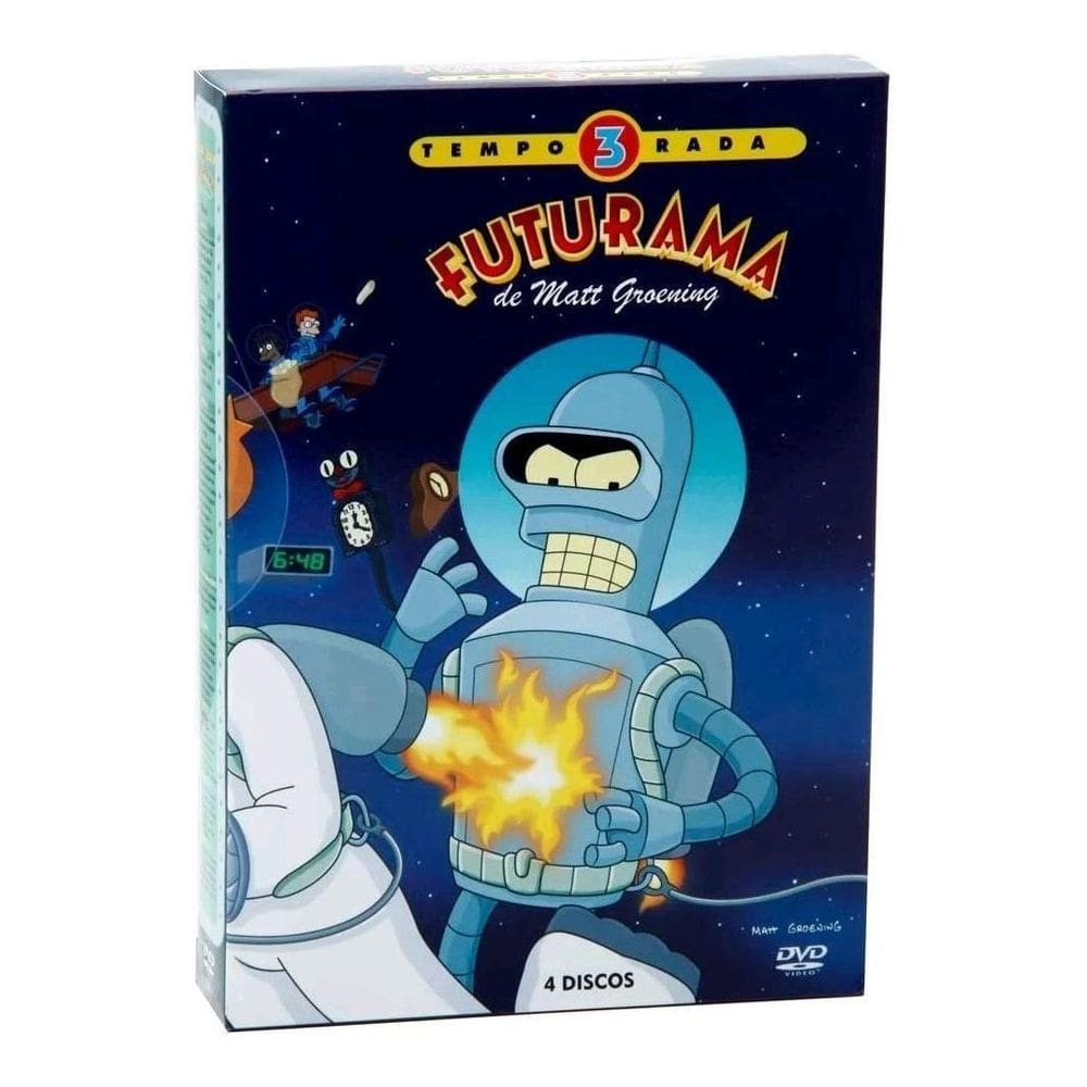 Futurama 3ª Temporada DVD Comédia 1999 | Áudio: PT, EN, ES