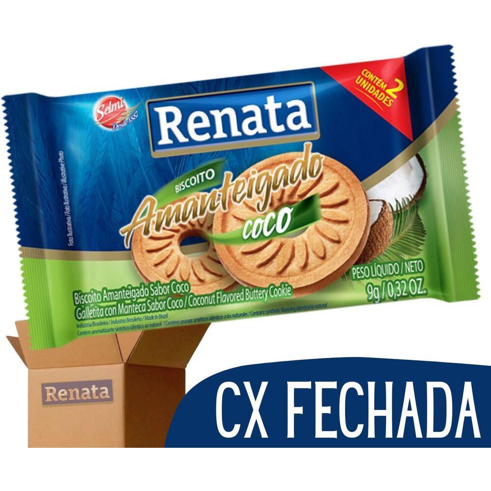 Biscoito Em Sache Renata Coco Amanteigado Rosquinha 280 Und