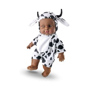 Boneca Coleção Milkinhas Clássicas Vaquinha Negra Milk